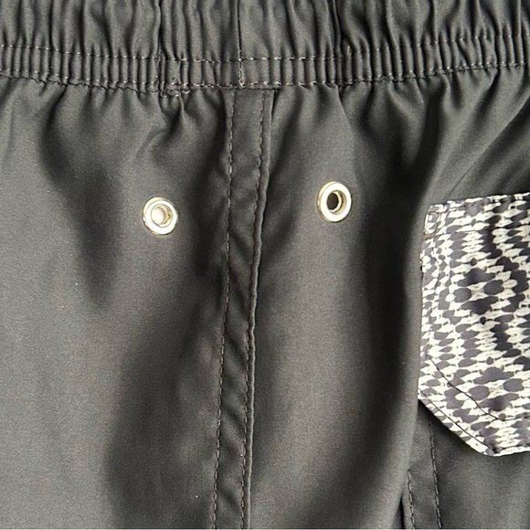 Crasqi Black 5” Swim Trunks Shorts - Picture 5 of 12